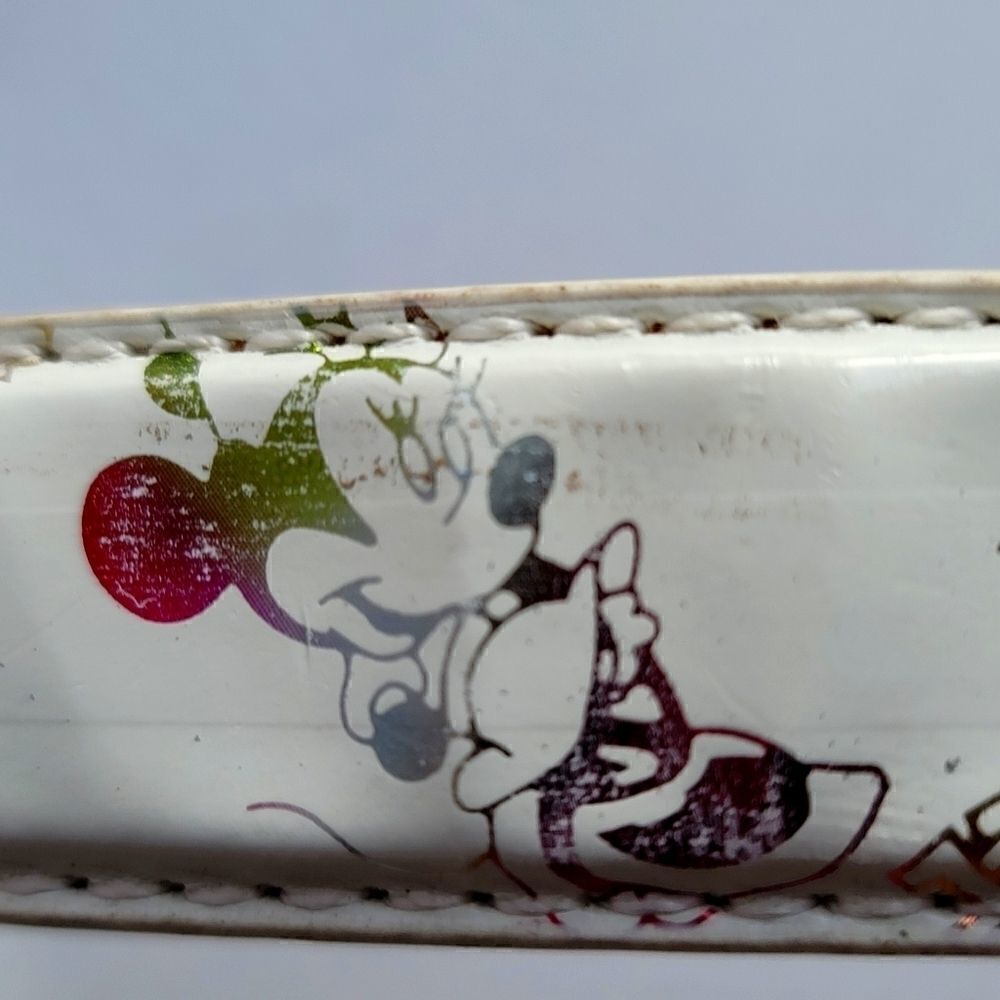 Minnie mouse 90s irridescent thin belt xl